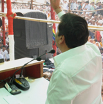 BJP MLA Mangal Prabhat Lodha in public
