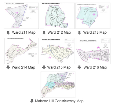 Malabar Hill Constituency Map Mangal Prabhat Lodha - Constituency